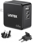 UNITEK CHARGER GaN PD 65W 3xUSB