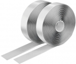 LogiLink Hook and Loop Tape Set, white, 25mm, 5m roll