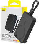 Baseus P10022109113-00 Lithium polymer (LiPo) power bank 10000 mAh Wireless charging Black