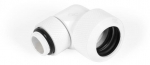 Alphacool Eiszapfen 16mm HardTube 90&deg; Rotatable Compression Fitting G1/4 - White