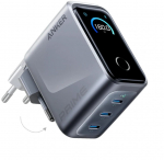 Anker Prime Charger, 3 Ports, 160W, Silver
