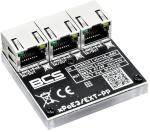 BCS BCS-XPOE3/EXT-PP network extender Network repeater Black 10, 100 Mbit/s