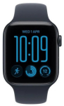 Apple Smartwatch Watch SE 3 GPS, 40mm Midnight Aluminium Case, Navy Sport Band - S/M
