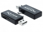 Delock card reader on USB+MICRO USB