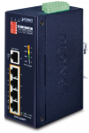 Industrial Ethernet Switch, 5 x 10/100Mbps, 4-Port PoE
