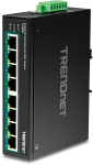 Trendnet 8-Port Industrial Fast Ethernet PoE+ DIN-Rail Switch