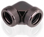 Bykski B-HTJ-DB90-V2-BN HardTube 14mm 90&deg; angle connector - Black Nickel