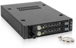 2 x 6.35 cm (2.5") SAS/SATA, HDD/ SSD, 7mm/ 9.5mm, 6 Gb/s, LED, 407.5g