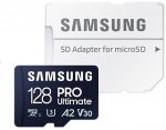 SD MicroSD Card 128GB Samsung SDXC PRO Ulti.Class10 Adap retail