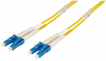 EFB Duplex Jumper LC-LC 9125, OS2, LSZH, gelb, 2mm, 1m