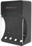 Qoltec 50653 Battery Charger for Ni-MH type R03/AAA R6/AA