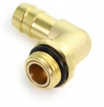 Alphacool ES G1/4 90&deg; Rotatable Barbed Fitting for TPV Tubes 12.7/7.6mm