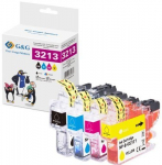 G&G XL ink cartridges 4-pack for Brother LC-3213VAL BKCMY