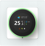 Smart thermostat for water heating floor valves control, rotary, Wi-Fi, TUYA
