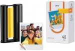 Liene Amber 3x3" Self-Adhesive Photo Paper, 40 Sheets + 1 Refill