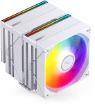 Jonsbo CB80 CPU cooler, dual tower, 2x120mm, PWM, ARGB, white