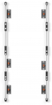 Edbak ULS4337 Universal LED system for 4 cabinets black