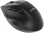 Gembird MUSW3-9B-01 Triple-mode wireless ergonomic mouse (2.4G + BT + USB), 2400 DPI, 9-button, black