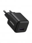 Wall Charger GaN 18W USB-A QC3.0, Grey