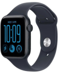 Apple Smartwatch Watch SE 3 GPS, 40mm Midnight Aluminium Case, Navy Sport Band - M/L