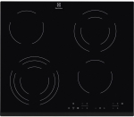 Electrolux EHF6343FOK hob Black Built-in 60 cm Ceramic 4 zone(s)
