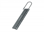 CONCEPTRONIC 12-1 Dock USB-C->2xHDMI,USB2.03.0, 18cm gr