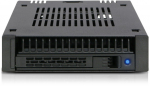 IcyDock 1x2.5" SATASAS in 1x3.5" bay mobile rack screwless