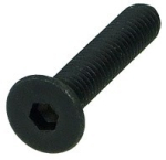 screw DIN 7991 8.8 M3 x 16 hexagonal socket countersunk black