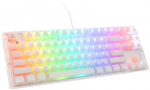 Ducky One 3 Aura White TKL RGB LED Gaming Keyboard, MX-Blue (US)