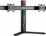 Alterzone Pro Duo Gaming Dual Monitor Stand, Black