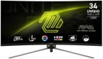 MSI Monitor 34 inches MAG 345CQR LED/WQHD/Curved/180Hz/black