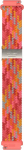 Polar watch strap 20mm S/L, red braided