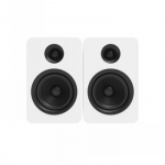 KANTO AUDIO Pair - Passive Speakers with 1" Silk Dome Tweeter and 5.25" Kevlar Woofer - White