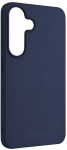 Fixed Story back cover for Samsung Galaxy S25, rubber, blue