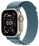 Apple Watch Ultra 3 GPS + Cellular 49mm Natural Titanium Case with Light Blue Alpine Loop - Medium