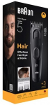 Braun Hair Clipper | HC5530 Series 5 | Cordless | Number of length steps 17 | Black