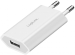 LogiLink USB-A socket adapter, 5W ,5V/1A, 1xUSB-A white