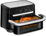 Tefal EY9228 Dual Easy Fry Flex 9 L 2700 W Black/Stainless steel