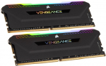 Corsair Vengeance RGB PRO SL 16GB (2x8GB) DDR4 3200MHz C16 Black RAM Kit