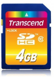Transcend 4GB SDHC card