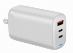 Acer GaN 65W, three-port Charger, 2 x typeC and 1 x typeA, E Polybeutel Linux