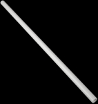 Bitspower Crystal Link Tube 16/12mm - 500mm, wei&szlig;