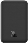 Magnetic Mini Powerbank Baseus 5000mAh, USB-C 20W (black)