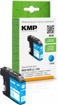 KMP Patrone Brother LC-123C 600 S. cyan remanufactured