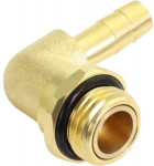 Alphacool ES G1/4 90&deg; rotatable barbed fitting for 6mm tube