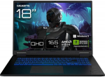 GIGABYTE Gaming A18 3WHK3DEC64SH, Black Steel Gaming Laptop, Ryzen 7 260, RTX 5070