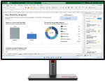 Lenovo ThinkVision P27h-30 computer monitor 68.6 cm (27") 2560 x 1440 pixels Quad HD LCD Black