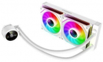 Gamemax CPU Liquid Cooler ICEBURG 240 DIGITAL WH White