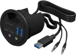ICYBOX IB-HUB1403B USB 3.0 table hub