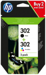 HP 302 Ink Cartridge Combo 2-Pck BLISTER